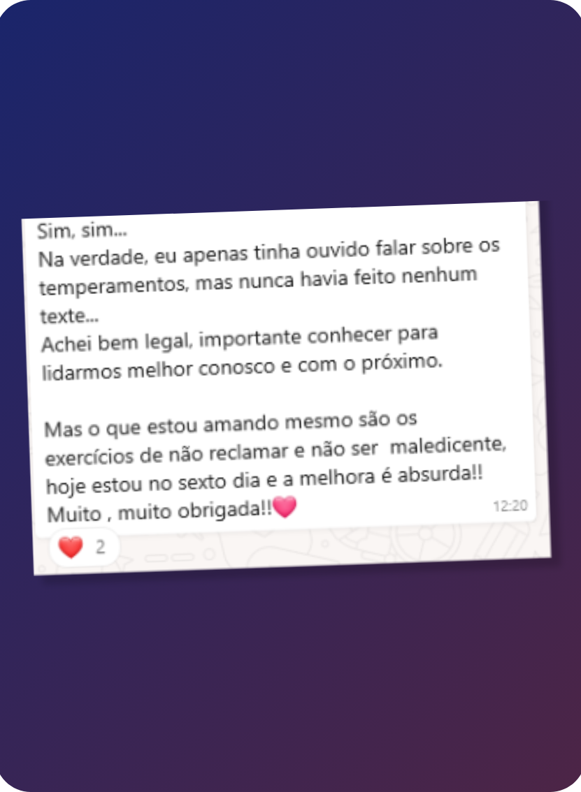 depoimento para jorge todero sobre o tratamento