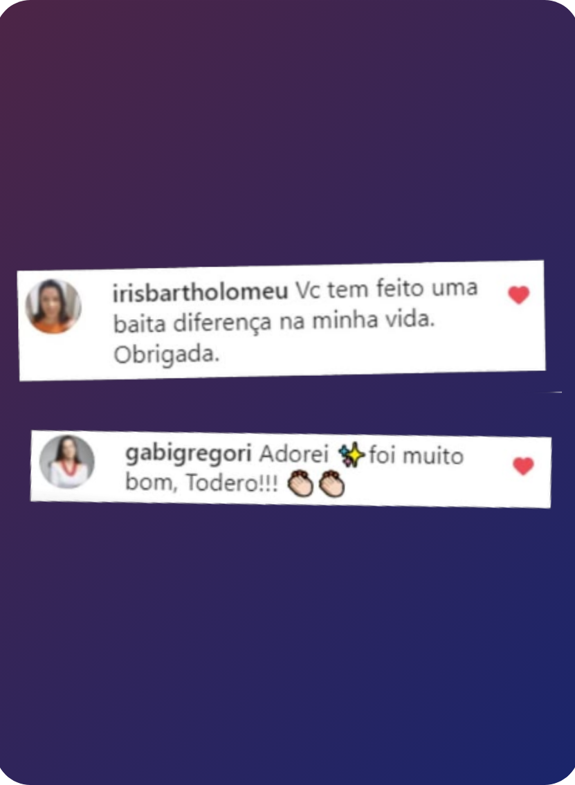 depoimento para jorge todero mudanças reais